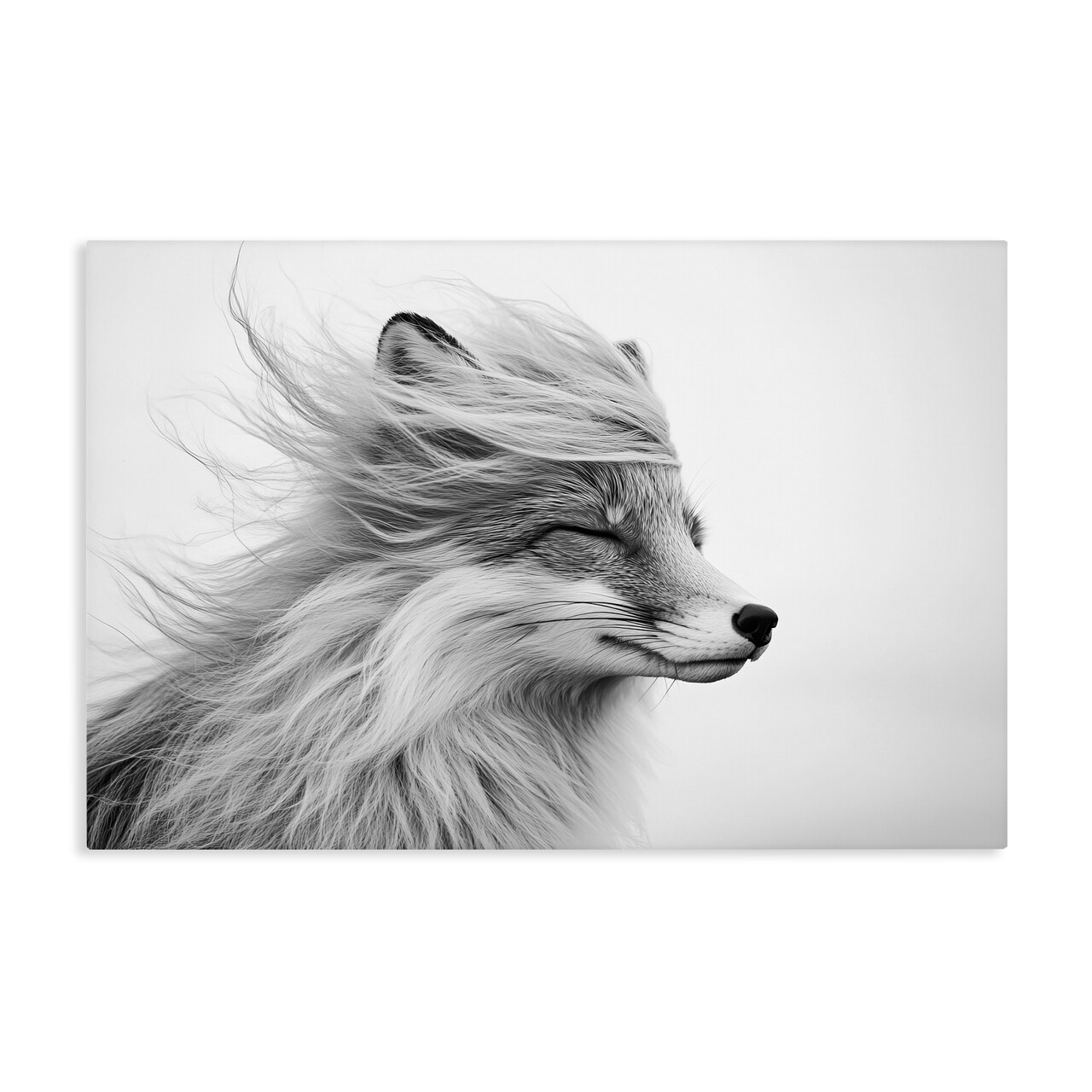 Stupell Industries Easy Breezy Fox Canvas, design by Tina LeCour